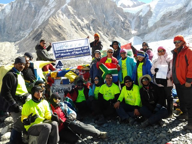 M.A. Hiking Club summit Everest Base Camp 2013